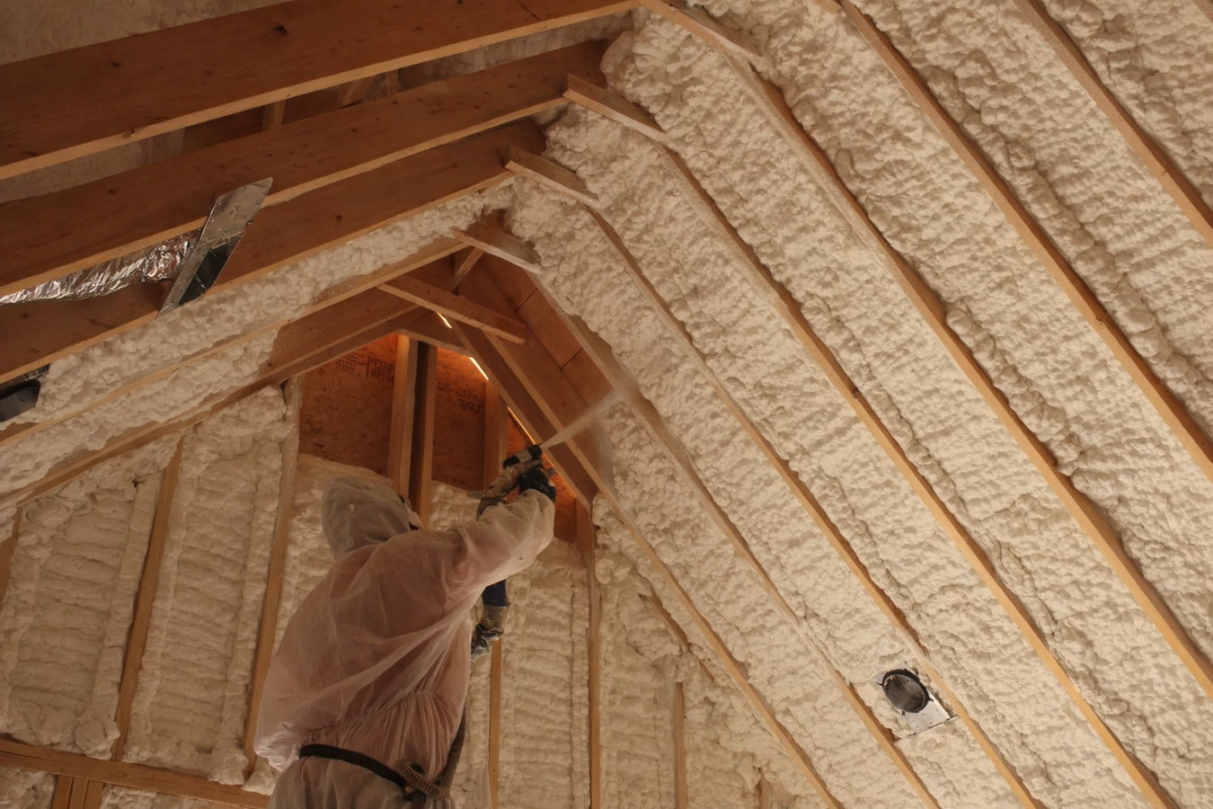 Open-cell foam insulation